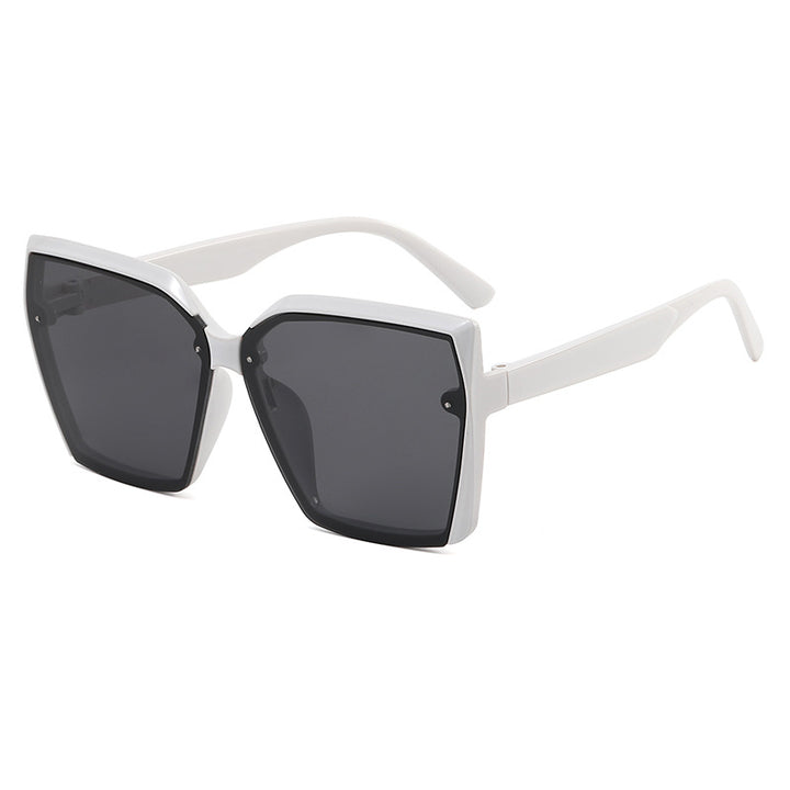 Damen Oversized Sonnenbrille mit modernem Schildpatt-Design Karnz