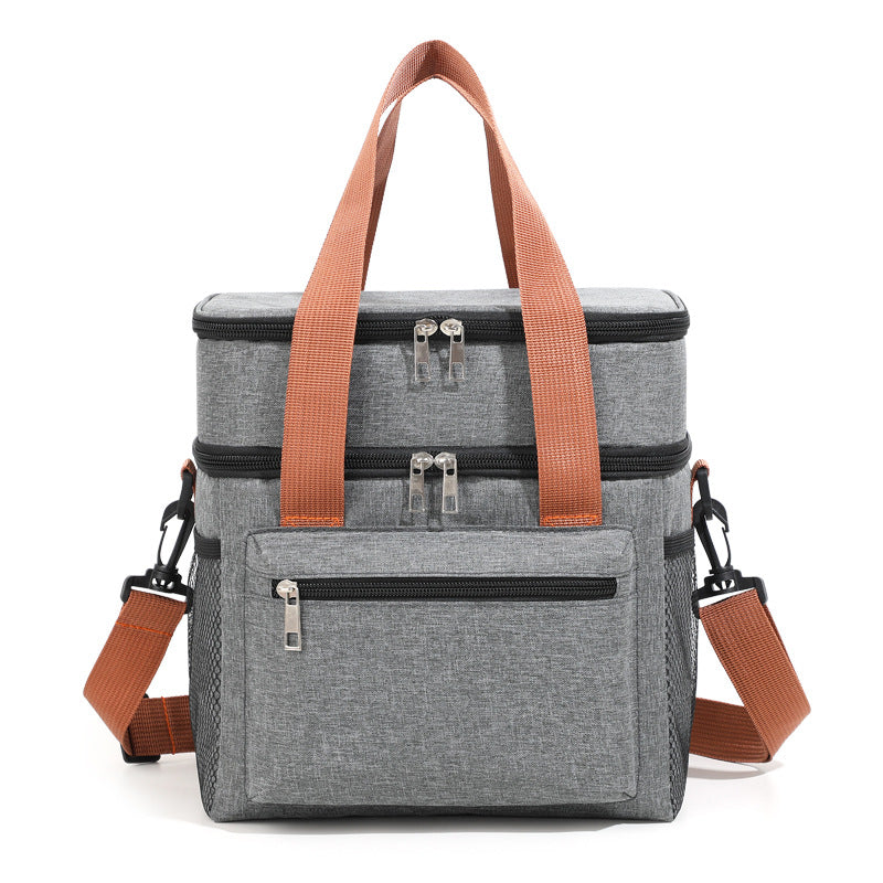 Isolierte Mehrfächer-Lunch-Kühltasche