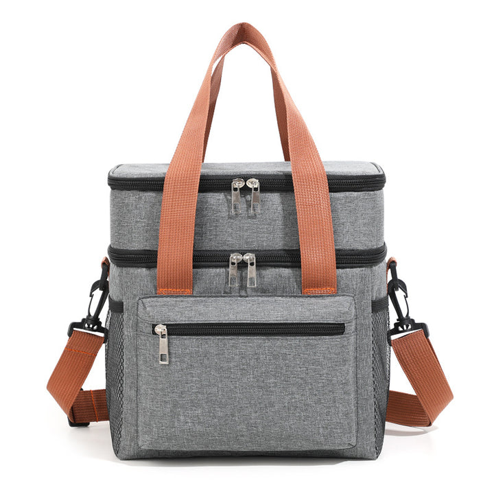 Isolierte Mehrfächer-Lunch-Kühltasche