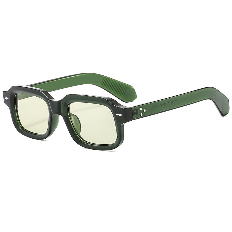 Damen modische quadratische Sonnenbrille mit elegantem Design und UV-Schutz Karnz