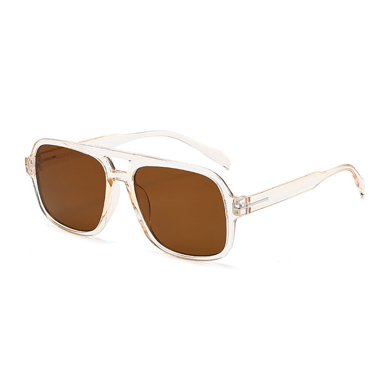 Damen Modische quadratische Sonnenbrille mit robustem Rahmen Karnz