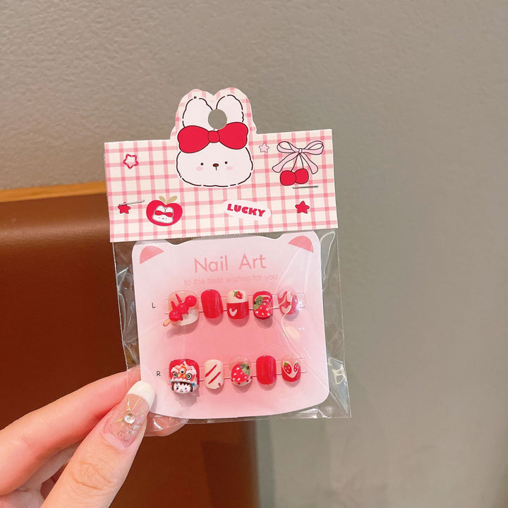 Verspielte Nail Art Kunstnägel Karnz