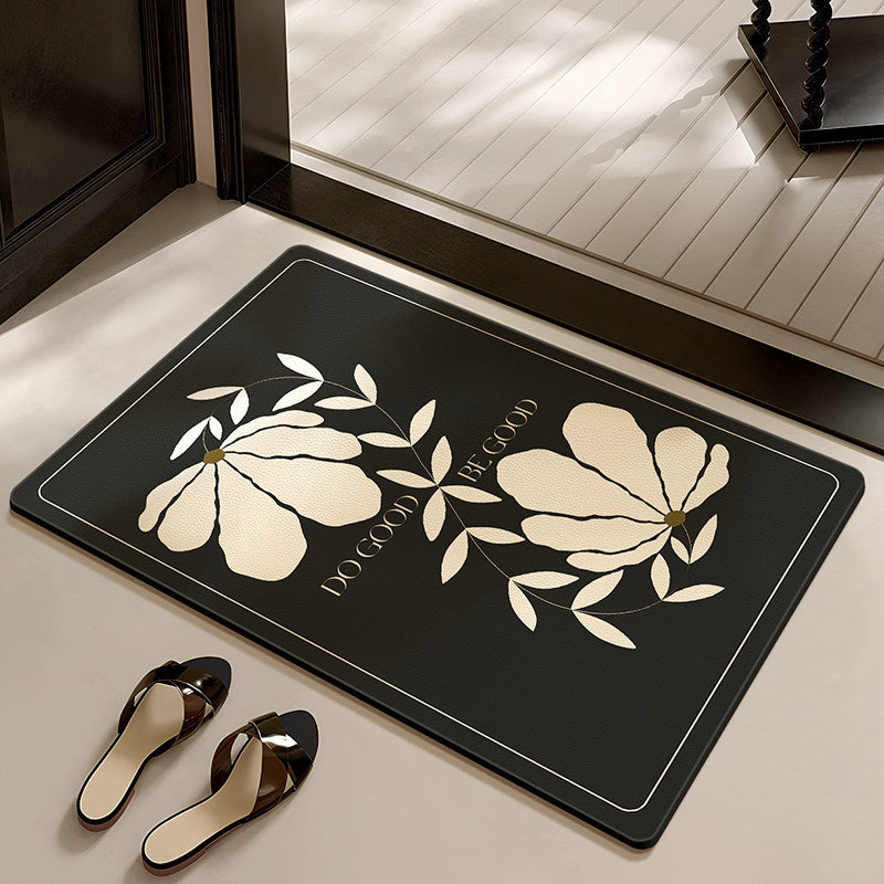 Stylische Blumenmuster Badezimmermatte