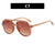 Damen geometrische Sonnenbrille mit luxuriösem Rahmen Karnz