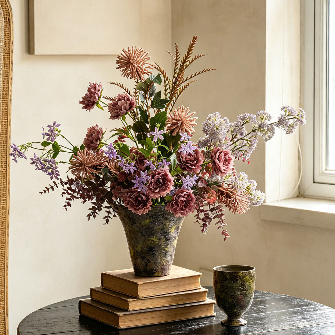 Kunstvolle Keramikblumenvase Karnz