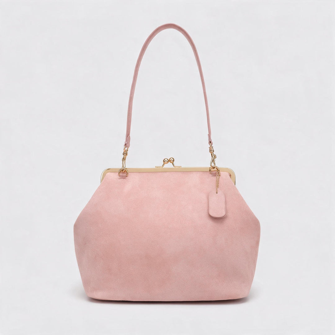 Elegante Wildleder-Handtasche