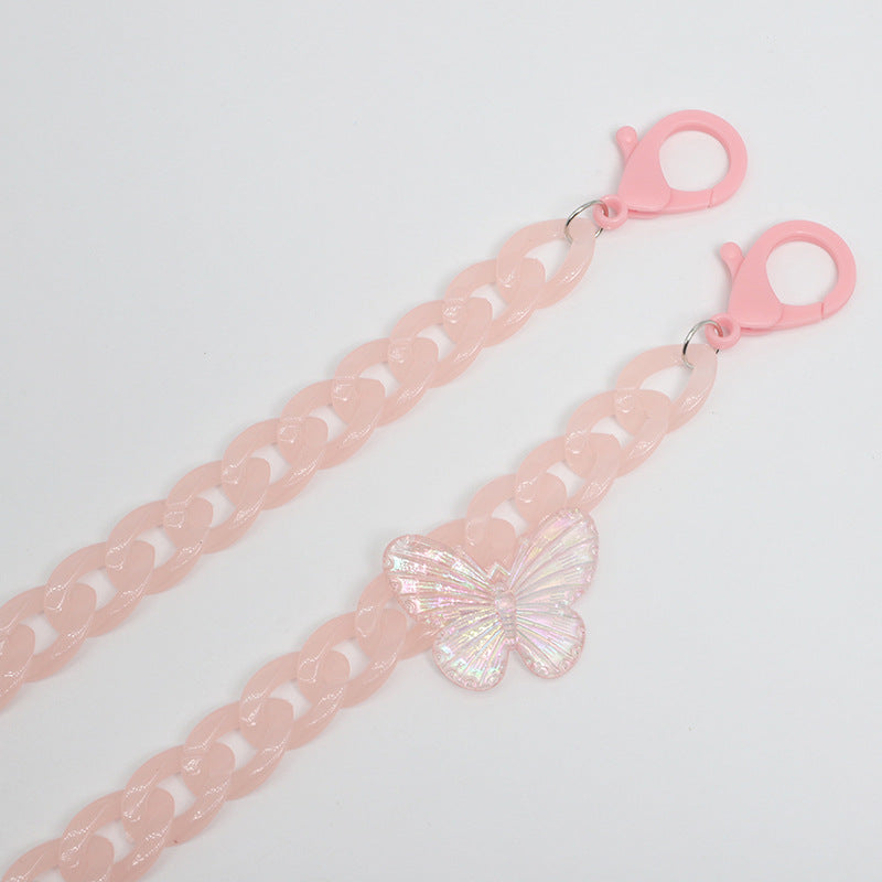 Dekorativer Schmetterlings-Brillen-Halsband Karnz