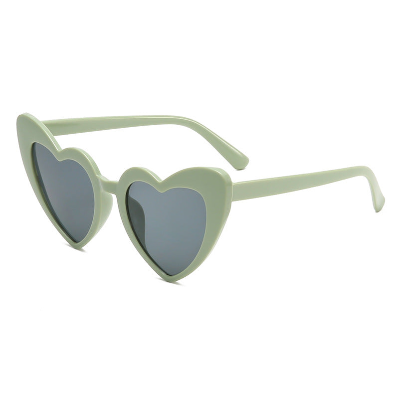 Damen Herzförmige Modesonnenbrille Karnz