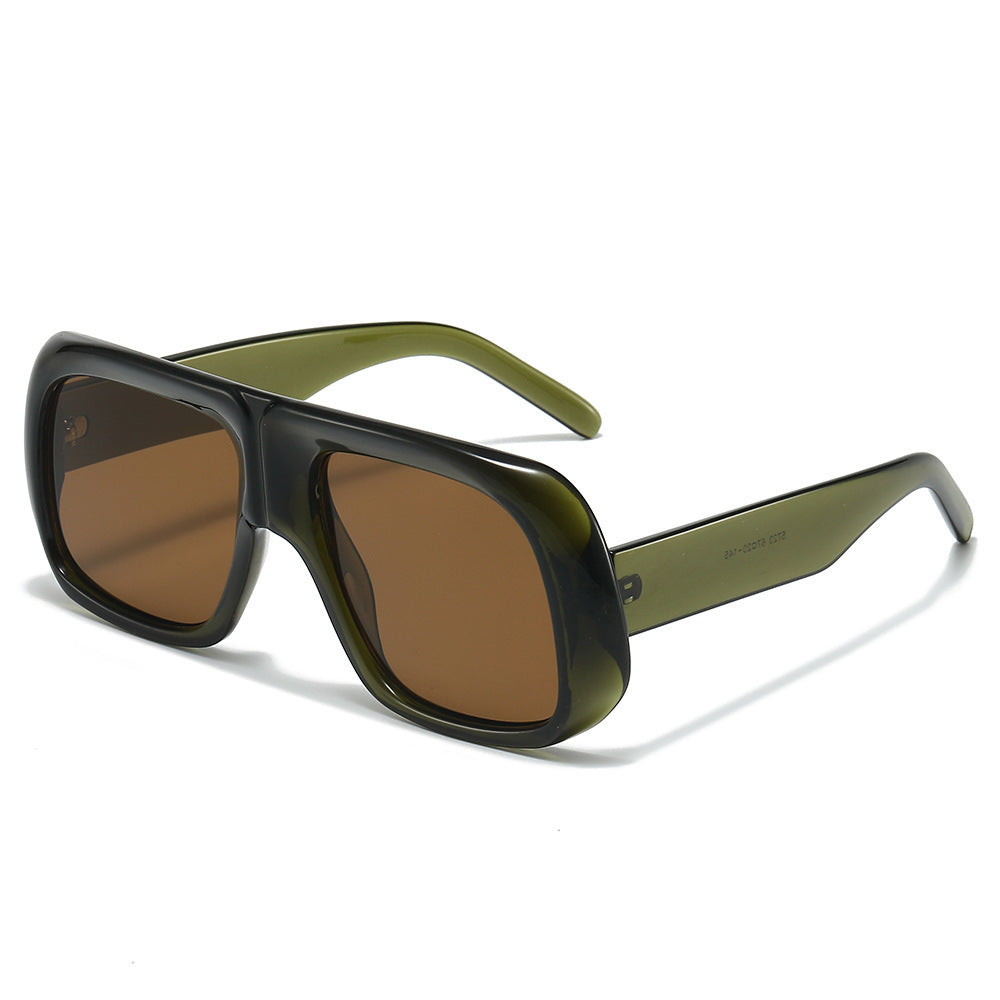 Luxuriöse Übergroße Quadratische Sonnenbrille Karnz