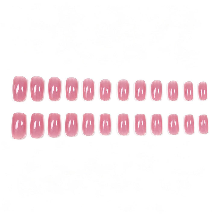 Elegante quadratische Gel-Nagelverstärkungen Karnz