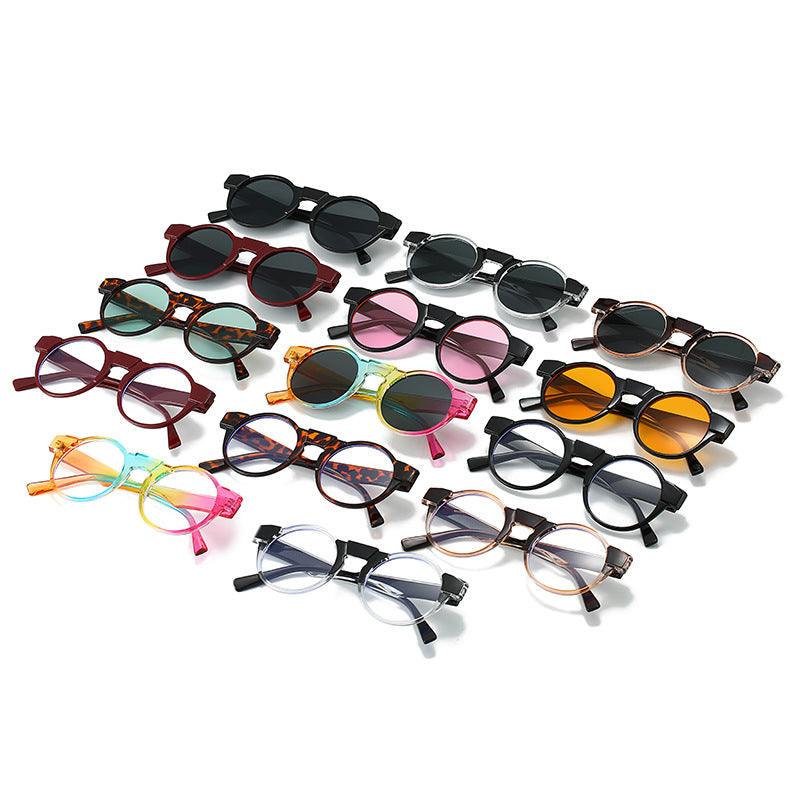 Damen modische Lesebrille mit innovativem runden Rahmendesign Karnz