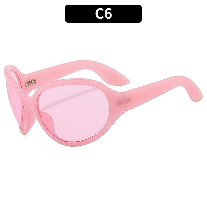 Aerodynamische Übergroße Sportsonnenbrille
