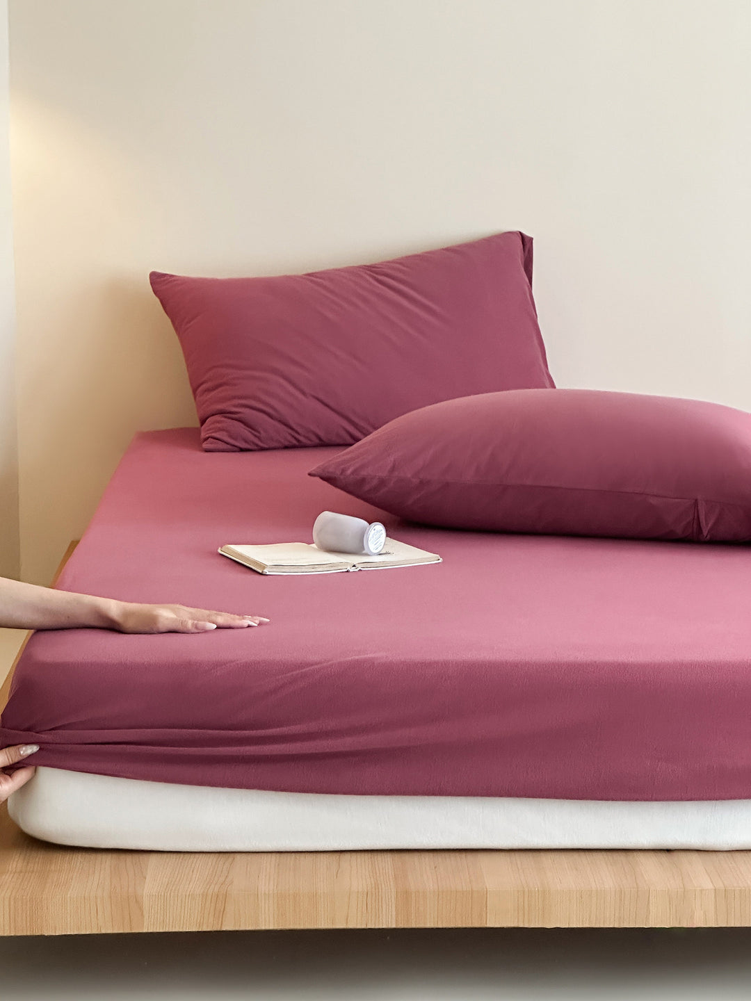 Deep-Pocket-Bambus-Mischgewebe-Stretch-Spannbettlaken