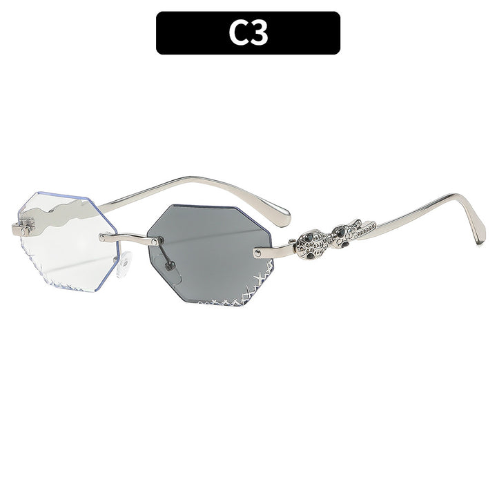 Künstlerische Winkelsonnenbrille