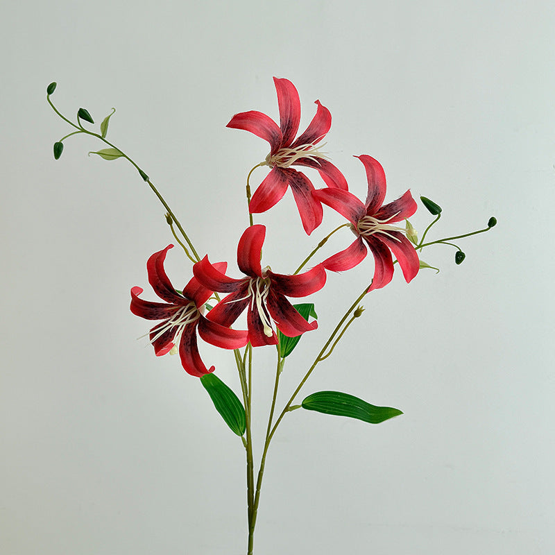 Künstlicher Lilienstrauß mit detailverliebten Blüten Karnz