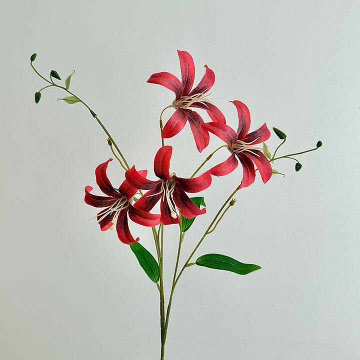 Künstlicher Lilienstrauß mit detailverliebten Blüten Karnz