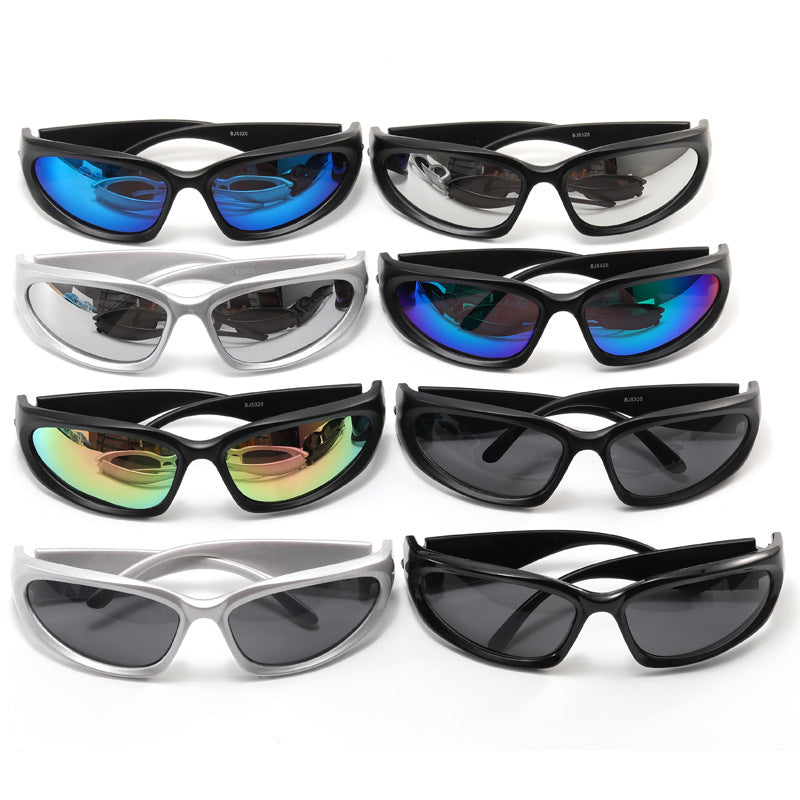 Damen Sportliche Schutz-Sonnenbrille Karnz