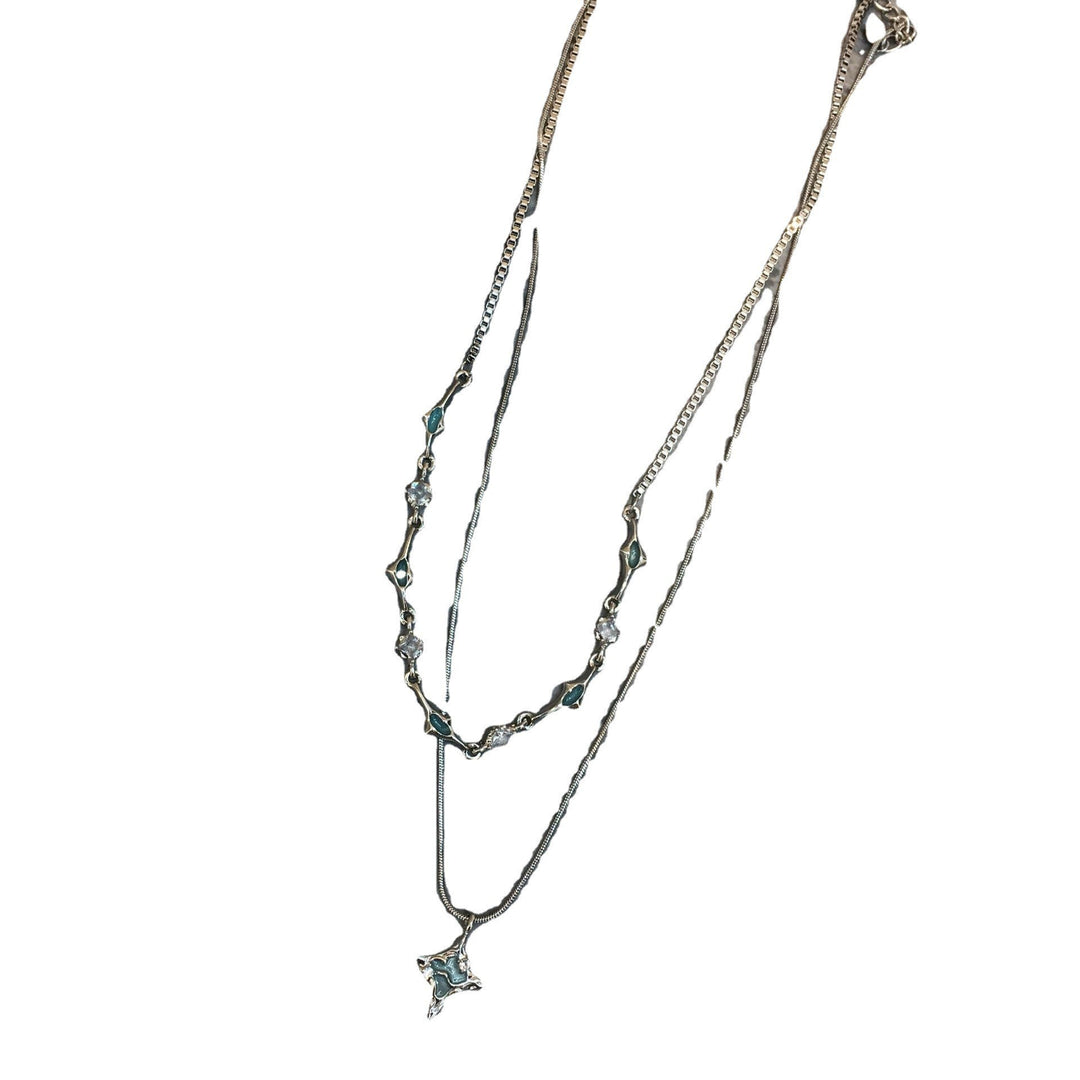 Eleganter Charm-Anhänger-Halskette Karnz