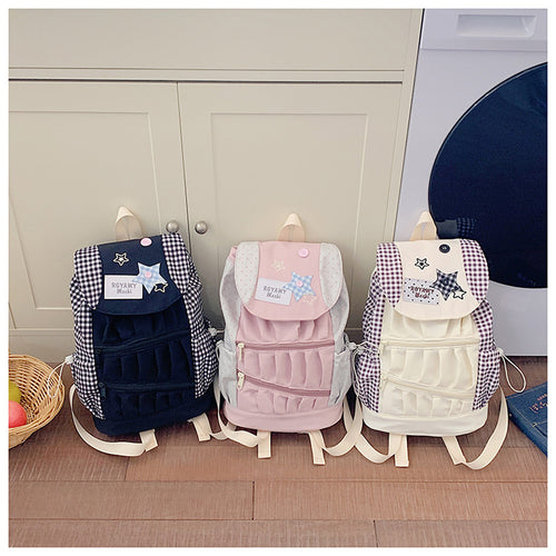 Verspielter Grafikdruck Rucksack Karnz
