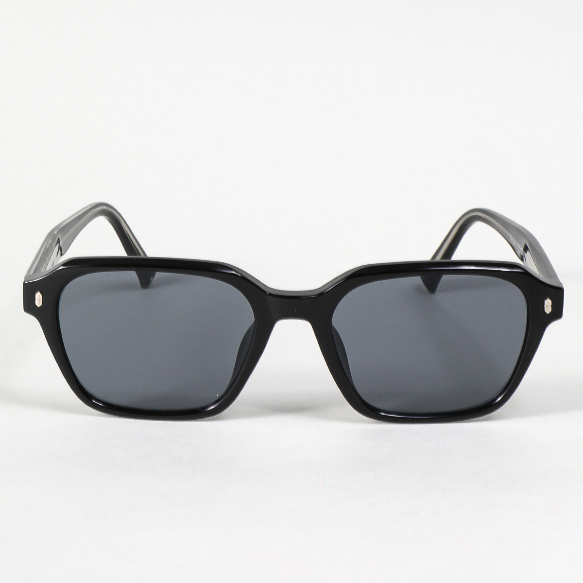 Damen rechteckige Sonnenbrille mit trendigem transparenten Rahmen Karnz