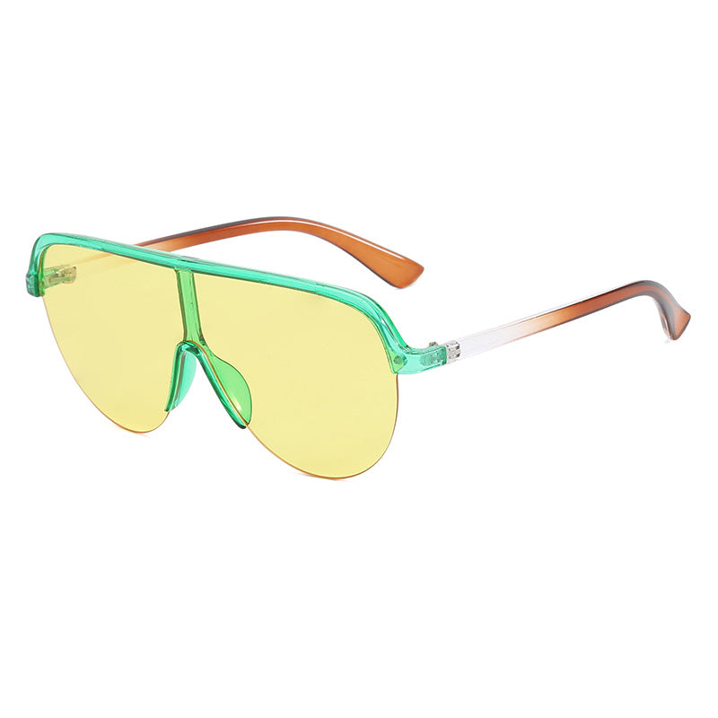 Damen oversized Visier Sonnenbrille Karnz