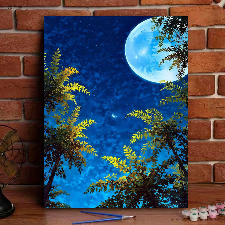 Romantisches Blumen-Landschaft-Leinwand-Kunst-Kit Karnz