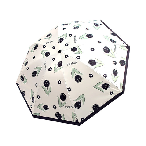 Damen Regenschirm mit floralen Mustern Karnz
