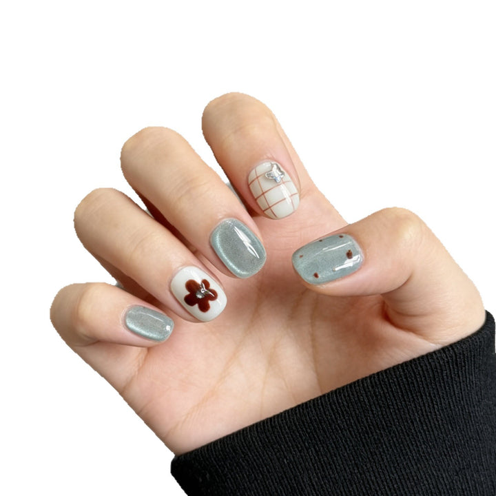 Künstlerisches Press-On Nail Art Set  1791773135