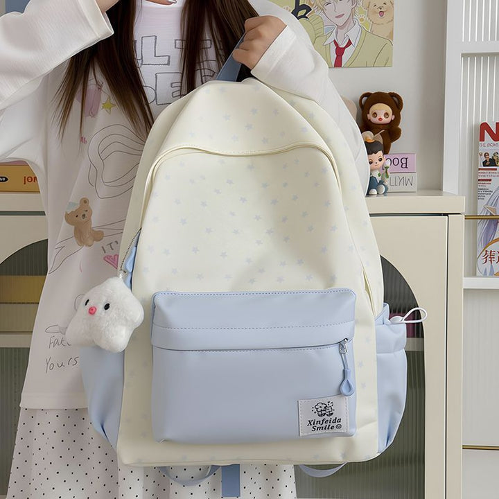 Lässiger Stern Druck Rucksack