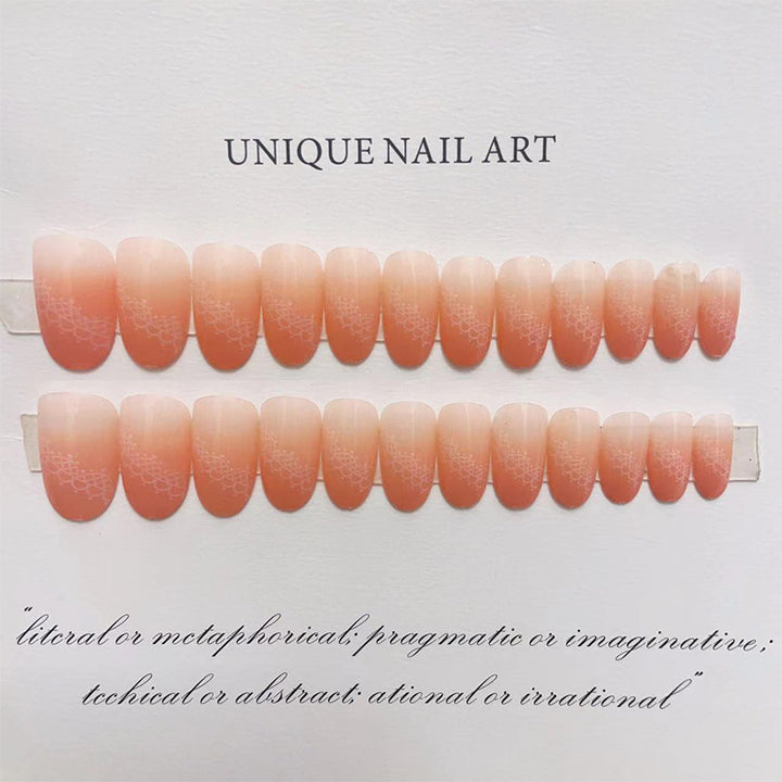 Elegantes Gradient Press-On Nagel Set