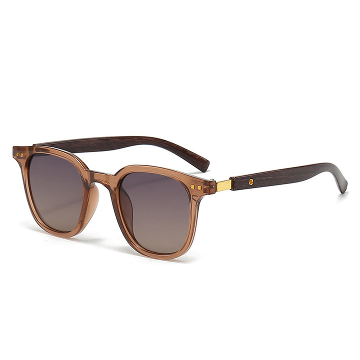 Retro-inspirierte rechteckige Sonnenbrille