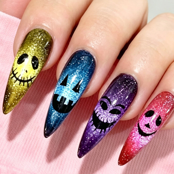 Halloween-Themen Glitter Nagelkunst Tipps Karnz