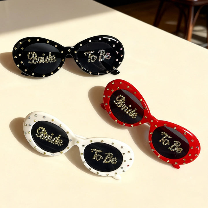 Rhinestone-besetzte Brautsonnenbrille Karnz