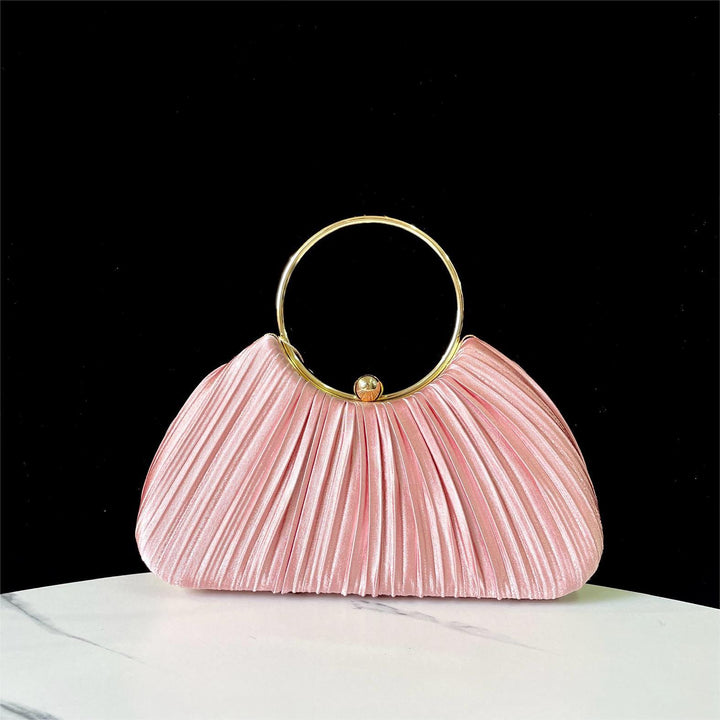 Faltbare Abendhandtasche mit Metallring