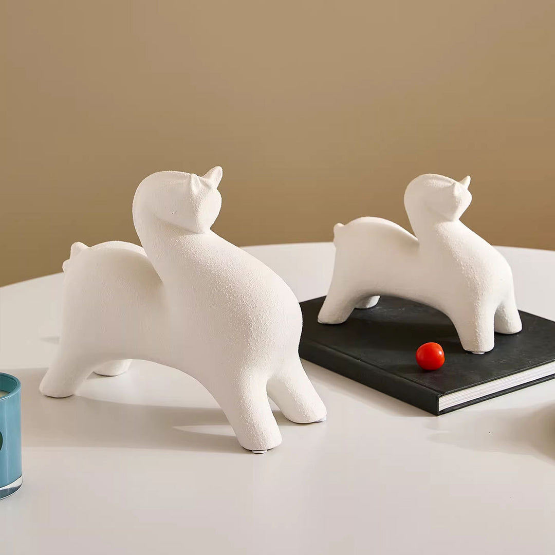 Dekorative abstrakte Tierskulptur