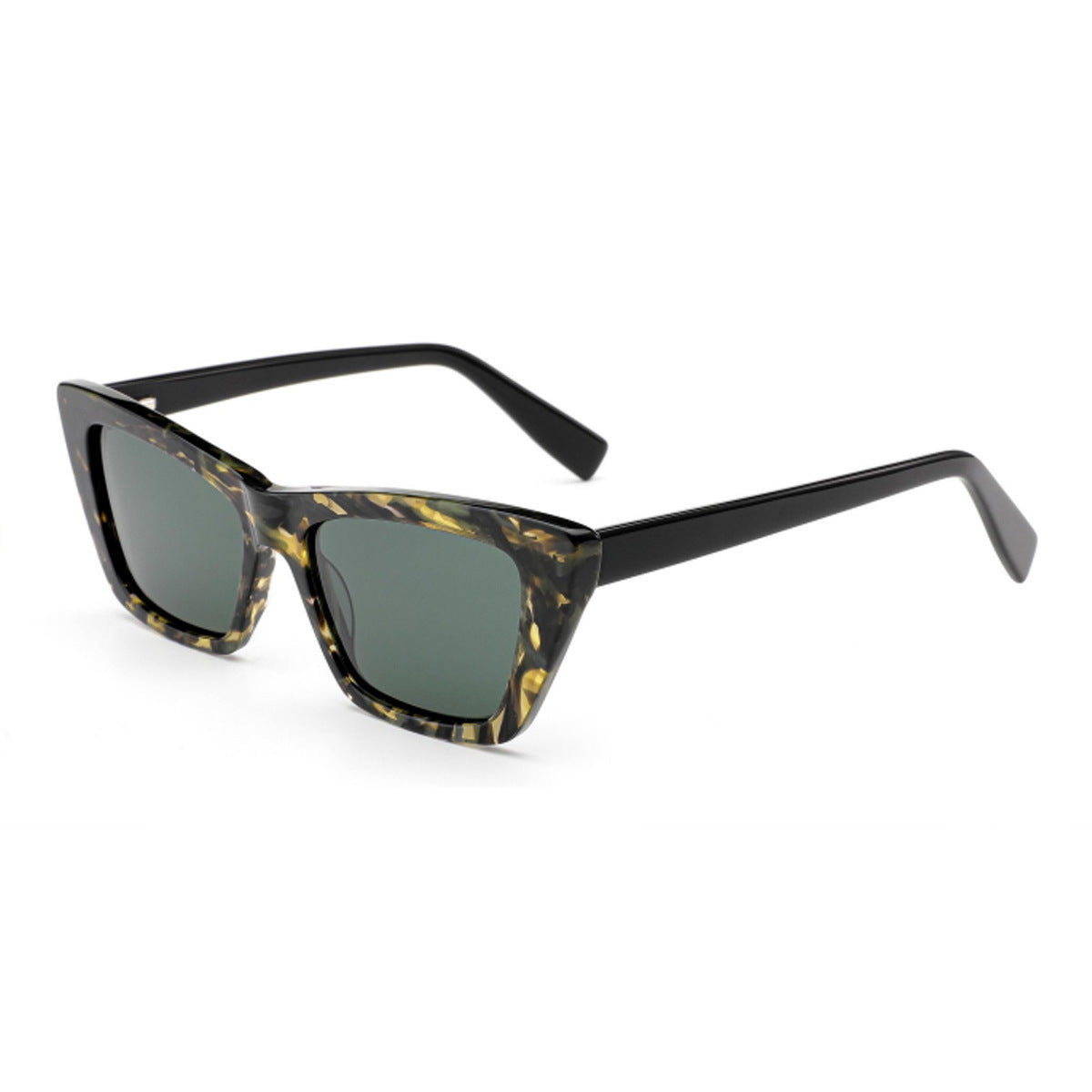 Damen Sonnenbrille im trendigen, geometrischen Design mit hochwertigem Kunststoffrahmen Karnz