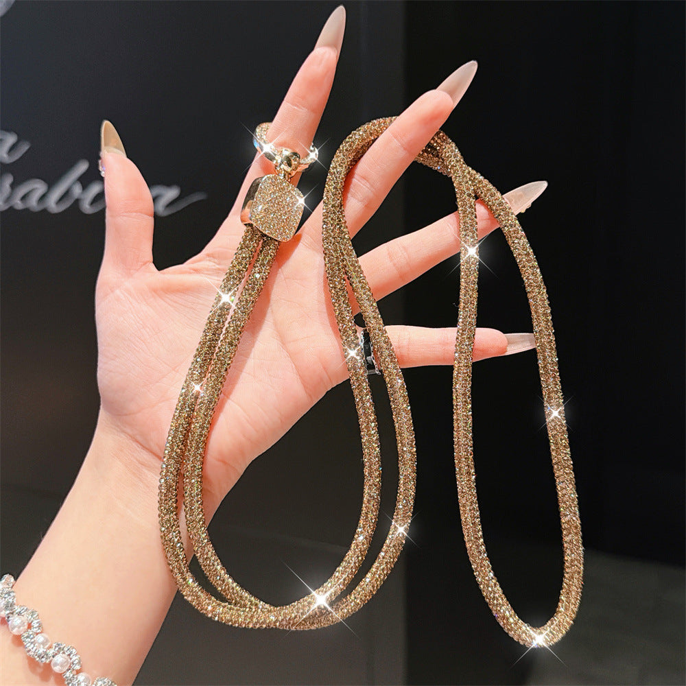 Rhinestone-besetzte Brillenband Karnz