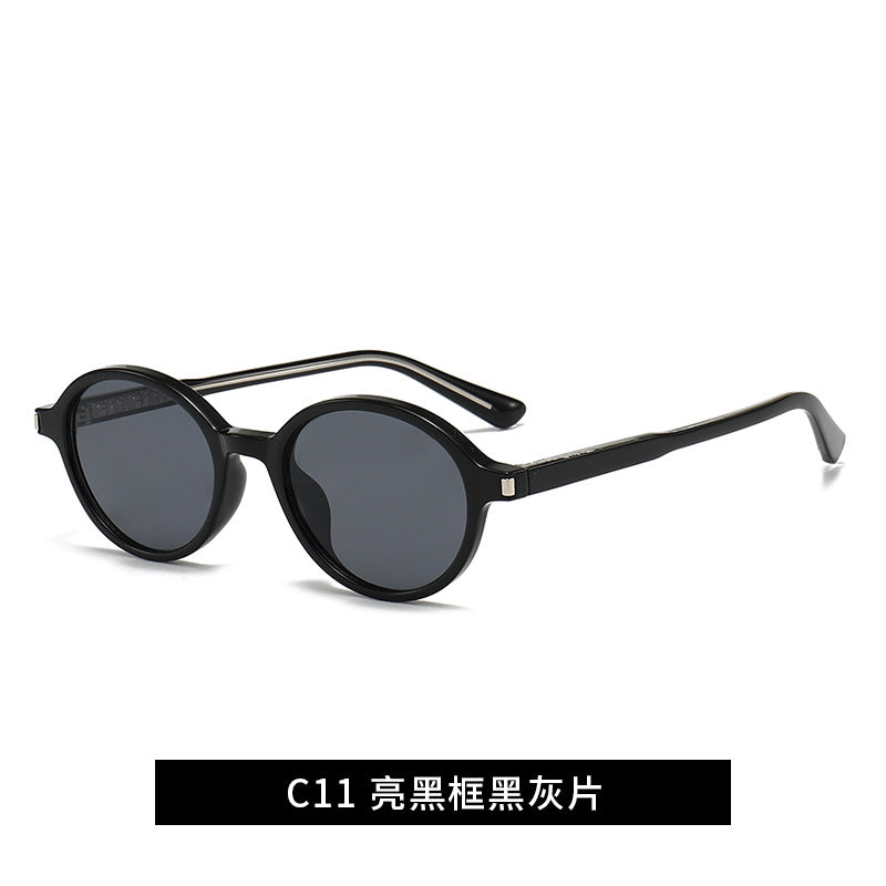 Damen modische Sonnenbrille mit geschwungenem Rahmen Karnz