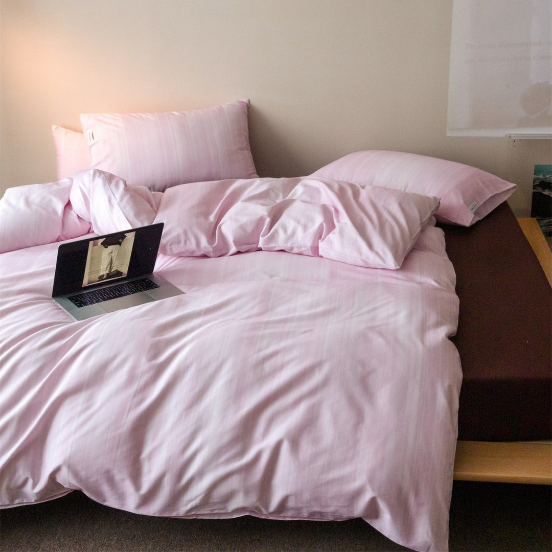 Luxus Baumwollsatin Bettwäsche Set mit Kissenbezügen