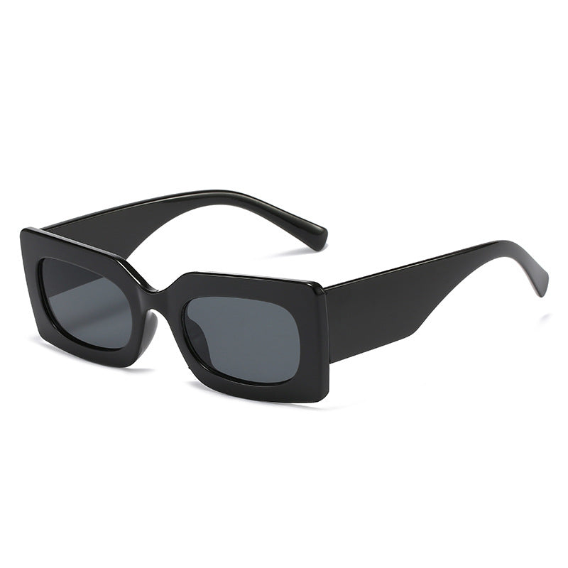 Damen modische Sonnenbrille im kantigen Design Karnz