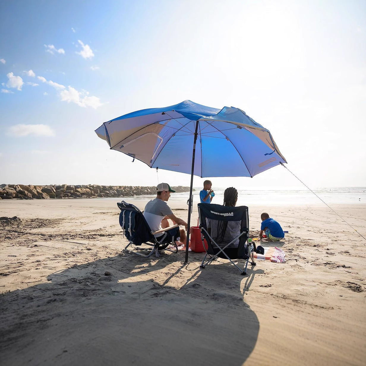 Damen Mobile Strandsonnenschutz Karnz