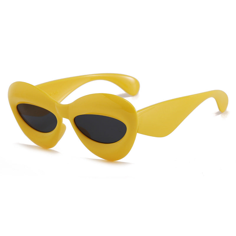 Damen Modische Cat-Eye Sonnenbrille mit einzigartigem Design Karnz
