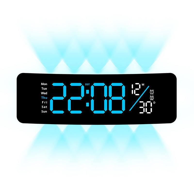Digitaler Displaywecker mit Wochentagsanzeige und Temperatur Karnz