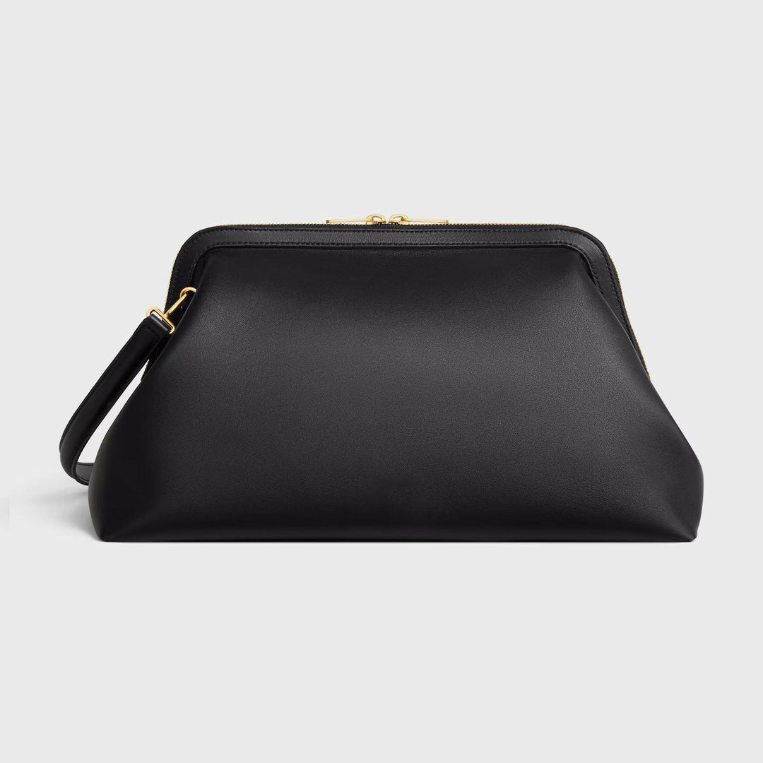 Klassische Rahmenledertasche