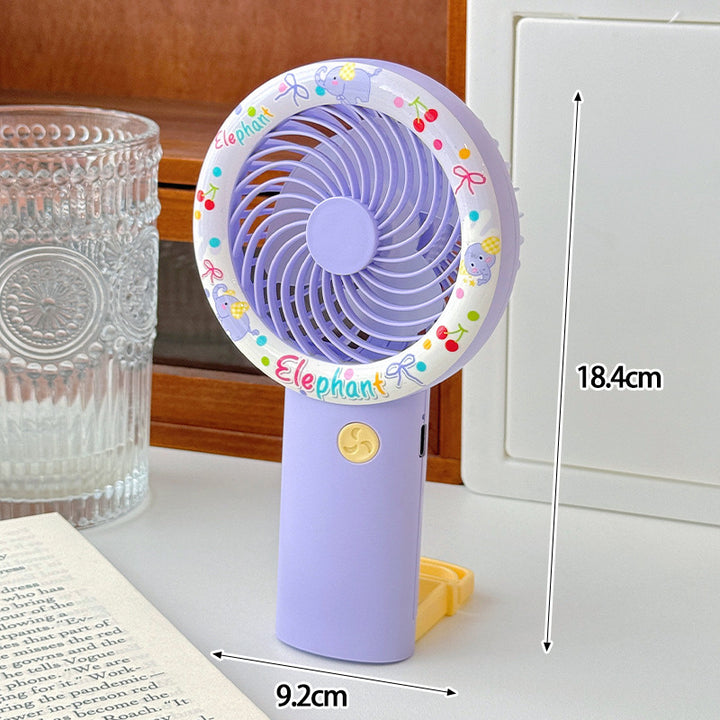 Damen Tragbarer Handventilator mit kreativem Tiermotiv Karnz