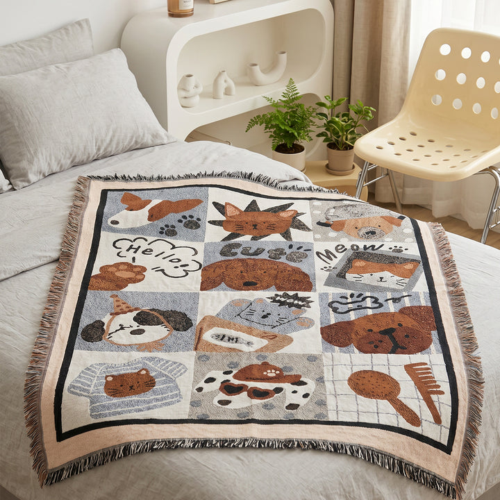 Tiermotiv Kuscheldecke