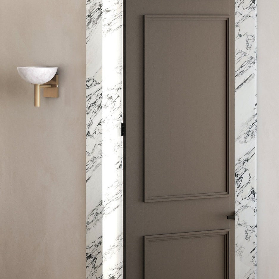 Moderne Alabaster Wandleuchte