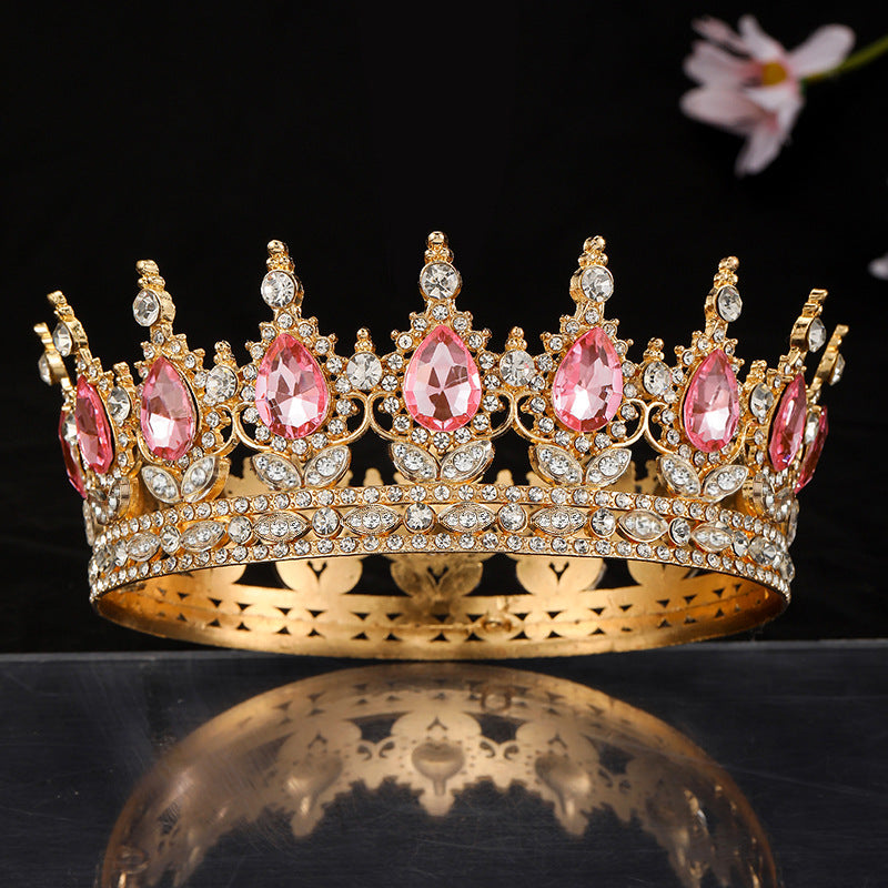 Damen Krone mit eleganten Edelsteinen Karnz