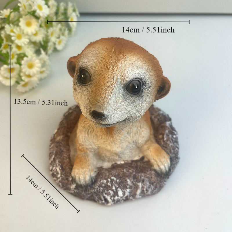 Dekorative Erdmännchen Figur Karnz