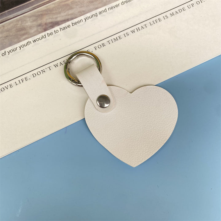 Premium Herzförmiger Leder-Schlüsselanhänger Karnz